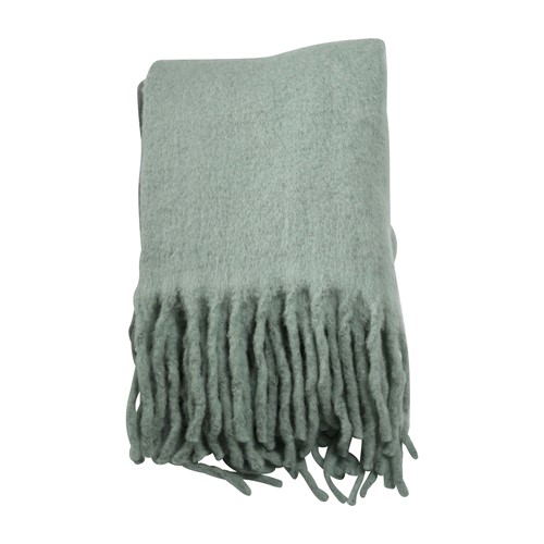 Throw Morgan Uni 130x170cm mintgreen