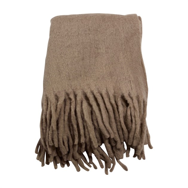Throw Morgan Uni 130x170cm taupe